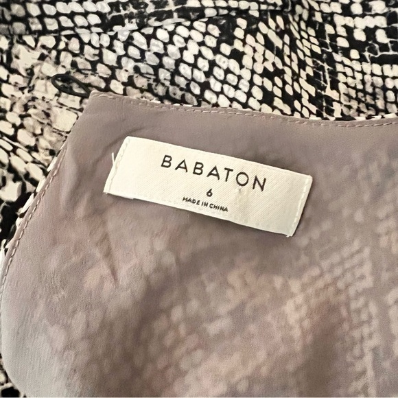 ARITZIA BABATON Hamptons Mini Dress‎ Snake Print Size 6 - Picture 9 of 13